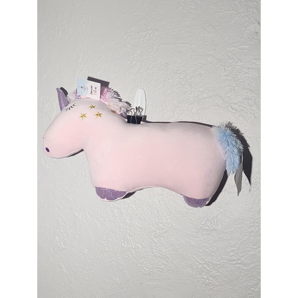 Comfort Bay For Kids Character Unicorn Pillow- NWT